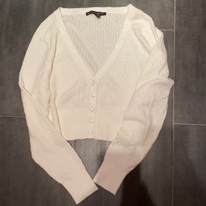 Cute white sweater size m
